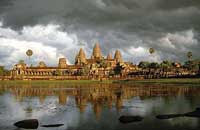 angkor wat temple 6km from siem reap, cambodia