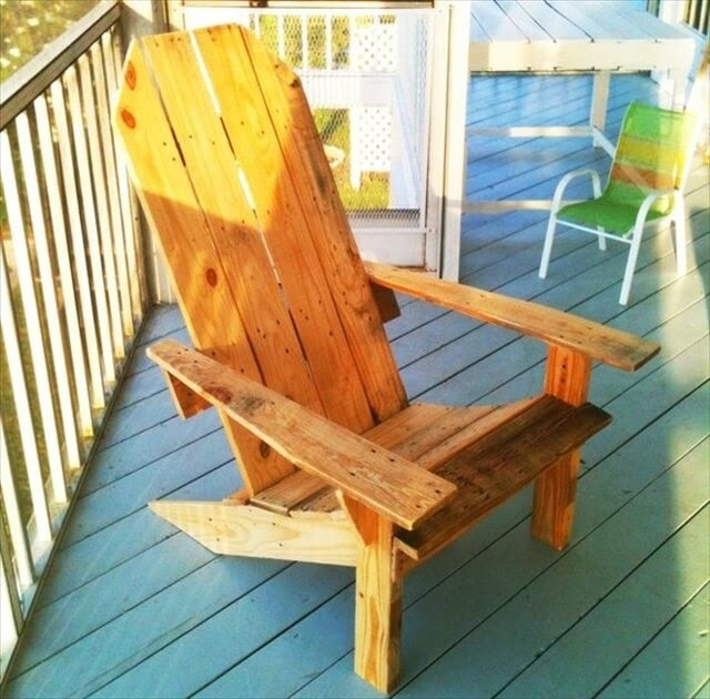 ... Pallets and Make A Pallet Adirondack chair | Pallet Furniture DIY