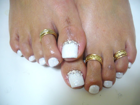冬のフットネイル Hi Tommy Nail