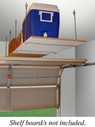 Christmas Quick - Shelf Hangers Overhead Ceiling Mount Storage Unit Deals
