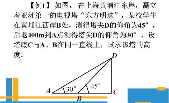 三角函數應用第1課時新課講解 幫你解決頭疼的應用問題 每日頭條