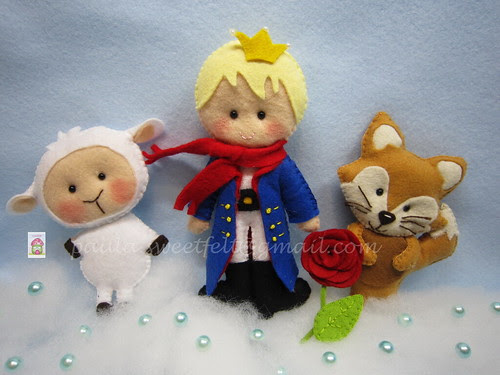 ♥♥♥ "Tu és eternamente responsável por aquilo que cativas" . by sweetfelt \ ideias em feltro