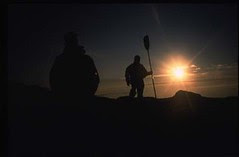Waterhole sunset