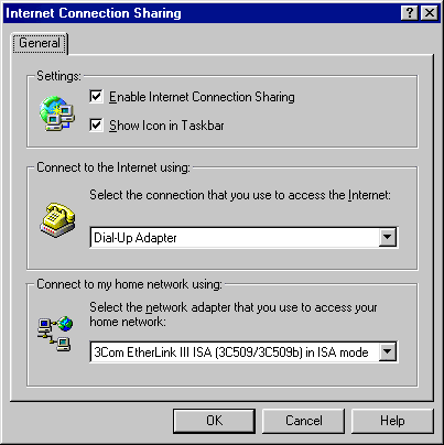 ICS Control Panel