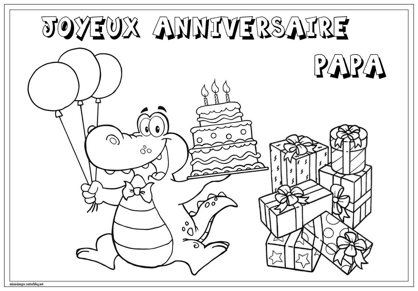 Coloriage Bon Anniversaire Papa Unique Anniversaire De Mon Free Photos