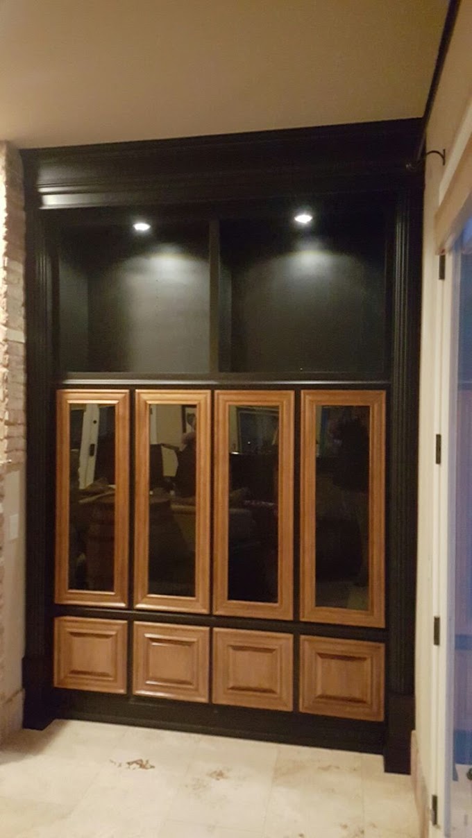 Diy Mirror Spray Paint On Wood / broken mirror mosaic - Google Search | Mirror wall art / I want to refinish a cabinet, is there a way to make the paint super smooth?