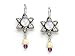 Essentials: Flower Star Earrings - opalite, title=