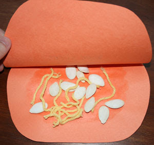 preschool kids fall pumpkin craft