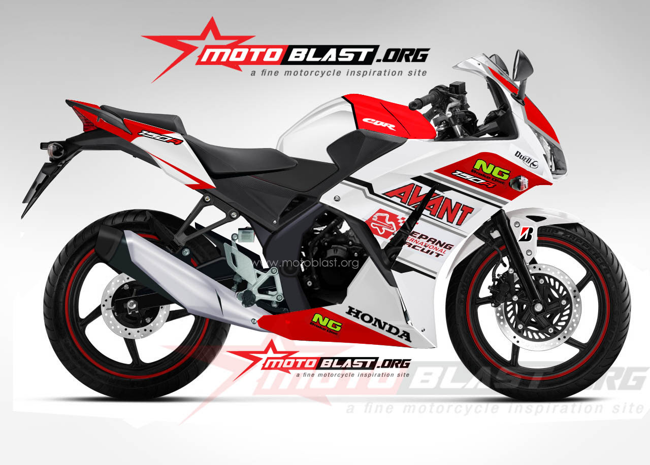 CBR-150R LOKAL-WHITE-MOTO3  MOTOBLAST