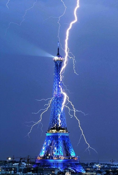 lightning strikes