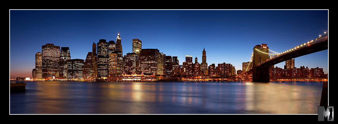 new york city at night skyline. New York, New York!