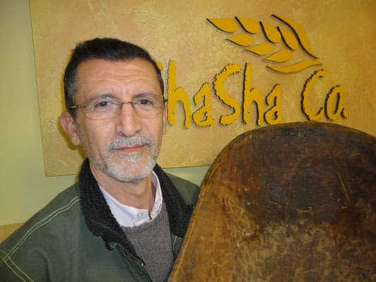 ShaSha Shaun Navazesh makes Bread from Sprouted Grains at his Bakery in Etobicoke.