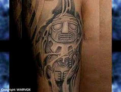 www.warvox.com - Aztec, Mayan, Incas, Pre Hispanic Tattoo Designs by Felix 