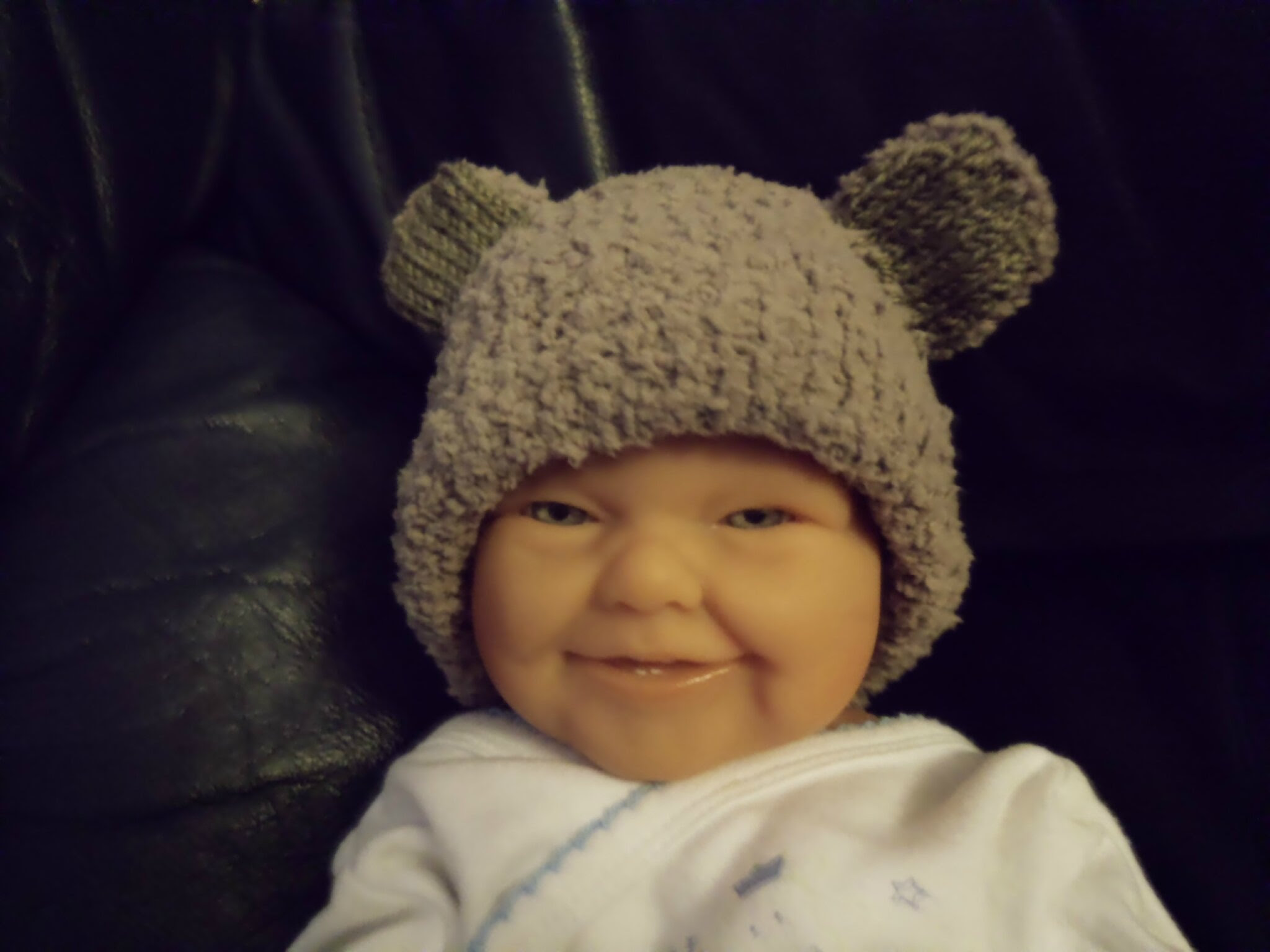 Soldes Tricot Bonnet Bebe Avec Oreilles En Stock