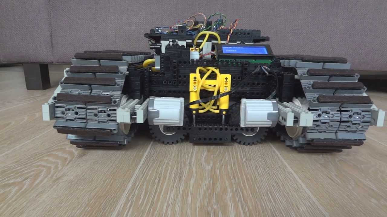 Lego / Arduino robot video 2: moving sideward - YouTube