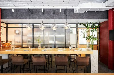 350平工业风餐厅装修案例 腾坤装饰