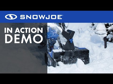  - Snow Joe 40-Volt Cordless, Battery-Powered Snow Blower - Live Demo