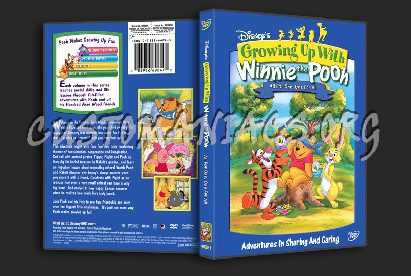 Growing Up With Winnie the Pooh: All For One, One For All dvd cover - DVD Covers & Labels by ...