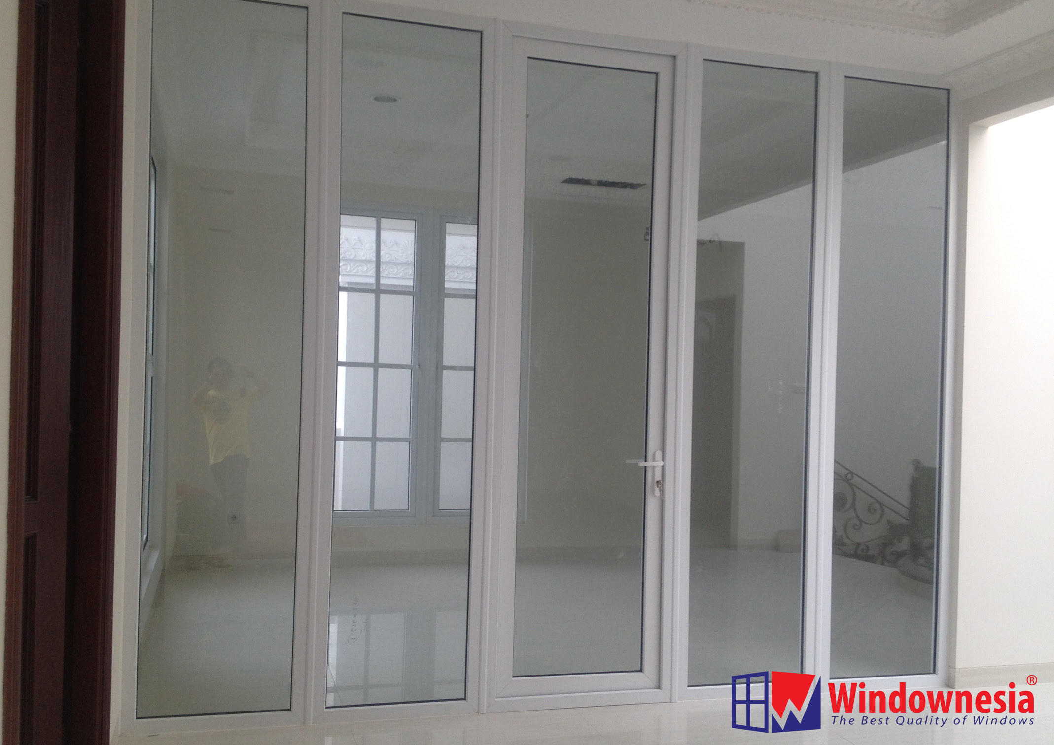  Harga Daun Pintu Aluminium  Swing Pintu  Aluminium  Kaca 