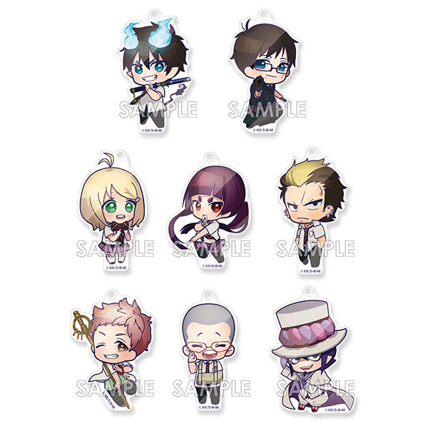 えふぉるめ 青の祓魔師 京都不浄王篇 キメっ とアクリルボールチェーン 8個入りbox 人気イラストレーター ゆ木さん 描き下ろしのグッズです しゃべあに