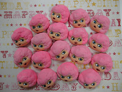 Large Cotton Candy Pink Charlotte Heads