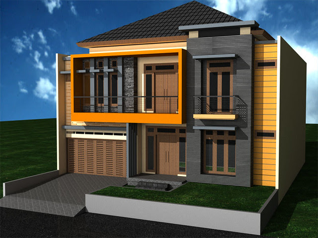 Tampak Depan Rumah Minimalis 2 Lantai  Flickr - Photo 