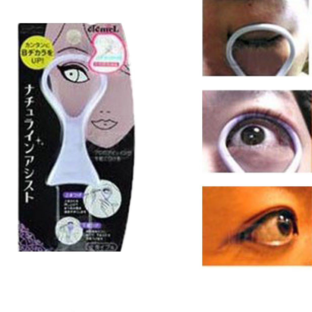 Eyeliner tool stencil dimensional crystal eyelashes card triple curly eyelashes stencil for the eyes eye stencils for eyebrows us328