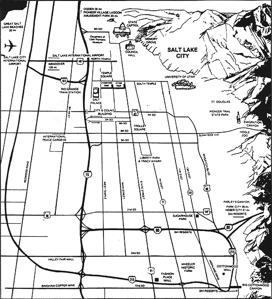 Street Map Of Salt Lake City
