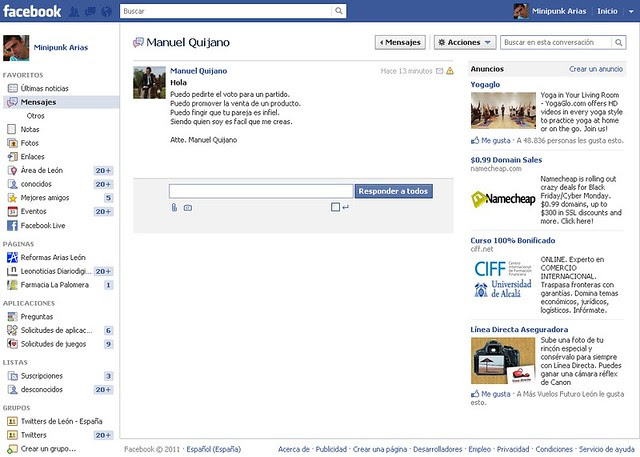 Vulnerabilidad en facebook