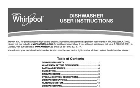 Download EPUB Whirlpool Dishwasher Quiet Partner Ii Manual Free EBook,PDF and Free Download PDF