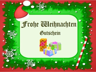 Weihnachtsgutschein Zum Ausdrucken