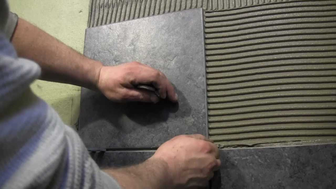 How to tile a shower wall- Cutting and Installing Wall ...