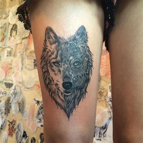 lone wolf tattoo ideas  pinterest