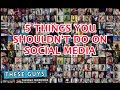 5 Things Not To Do In Social Media Marketer