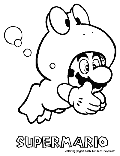 Mario Characters Coloring Pages
