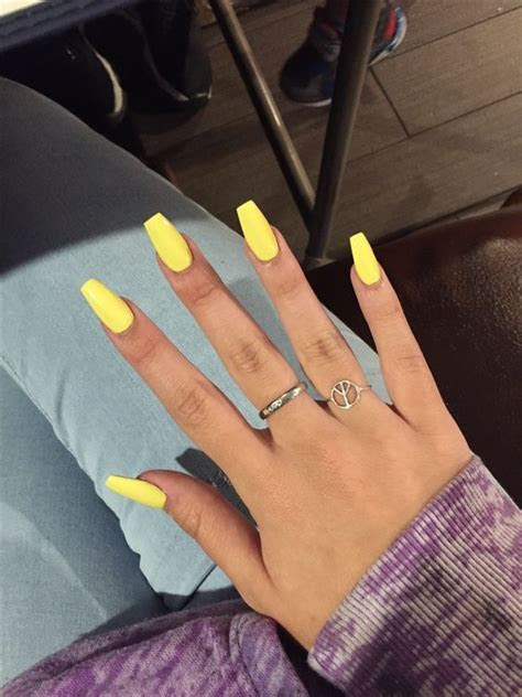 simple acrylic coffin nails colors designs nails