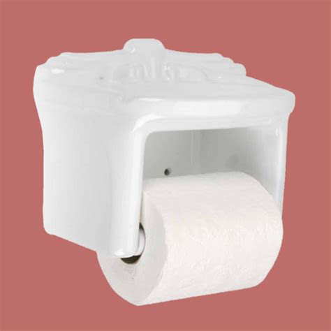Knowing the parts of a toilet comes in handy when you need repairs. Toilet Tissue Paper Holder White Ceramic Porcelain