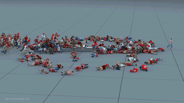 Tiny People Tripping Over Each Other