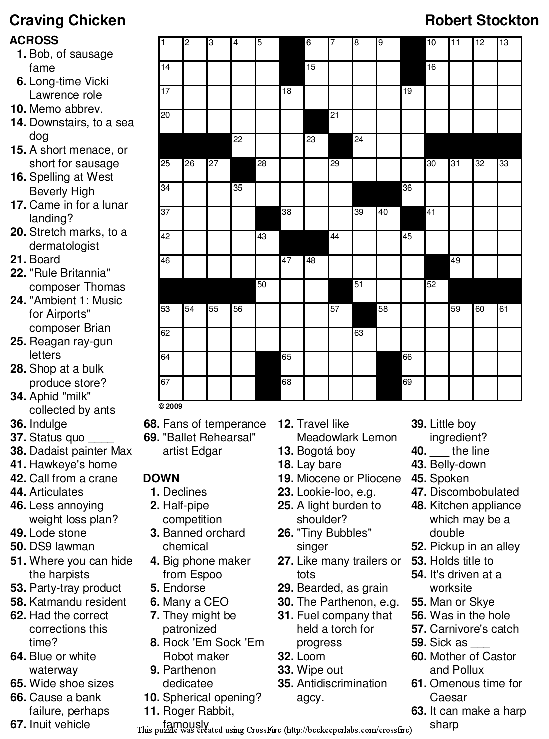 Beekeeper Crosswords