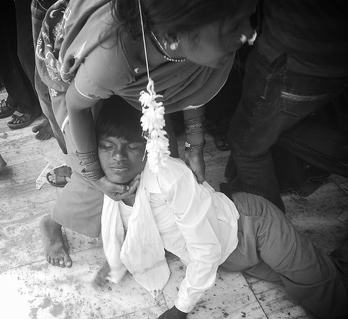 Hardcore Possession or Hazri  at Haji Malang Dargah by firoze shakir photographerno1