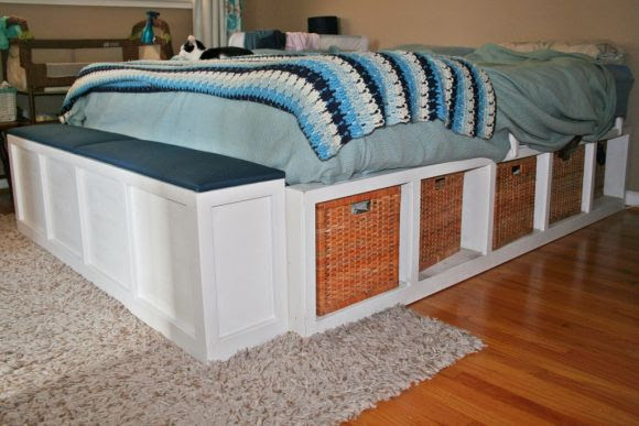 Make Your Own Platform Bed Storage, This…