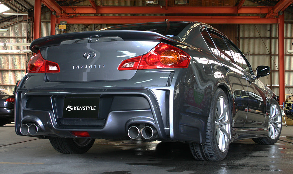 日産 スカイラインセダン Kenstyle エアロパーツ V36 後期 ハーフタイプ Kenstyle ケンスタイル Web Site