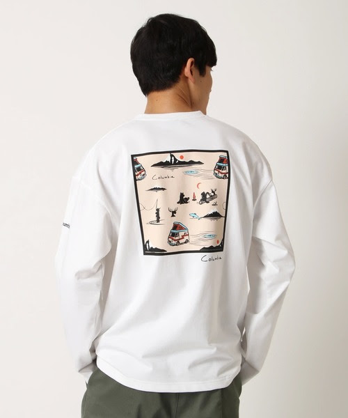 トップスクレストトゥーバレーロングスリーブティー Tシャツ カットソー Columbia コロンビア のファッション