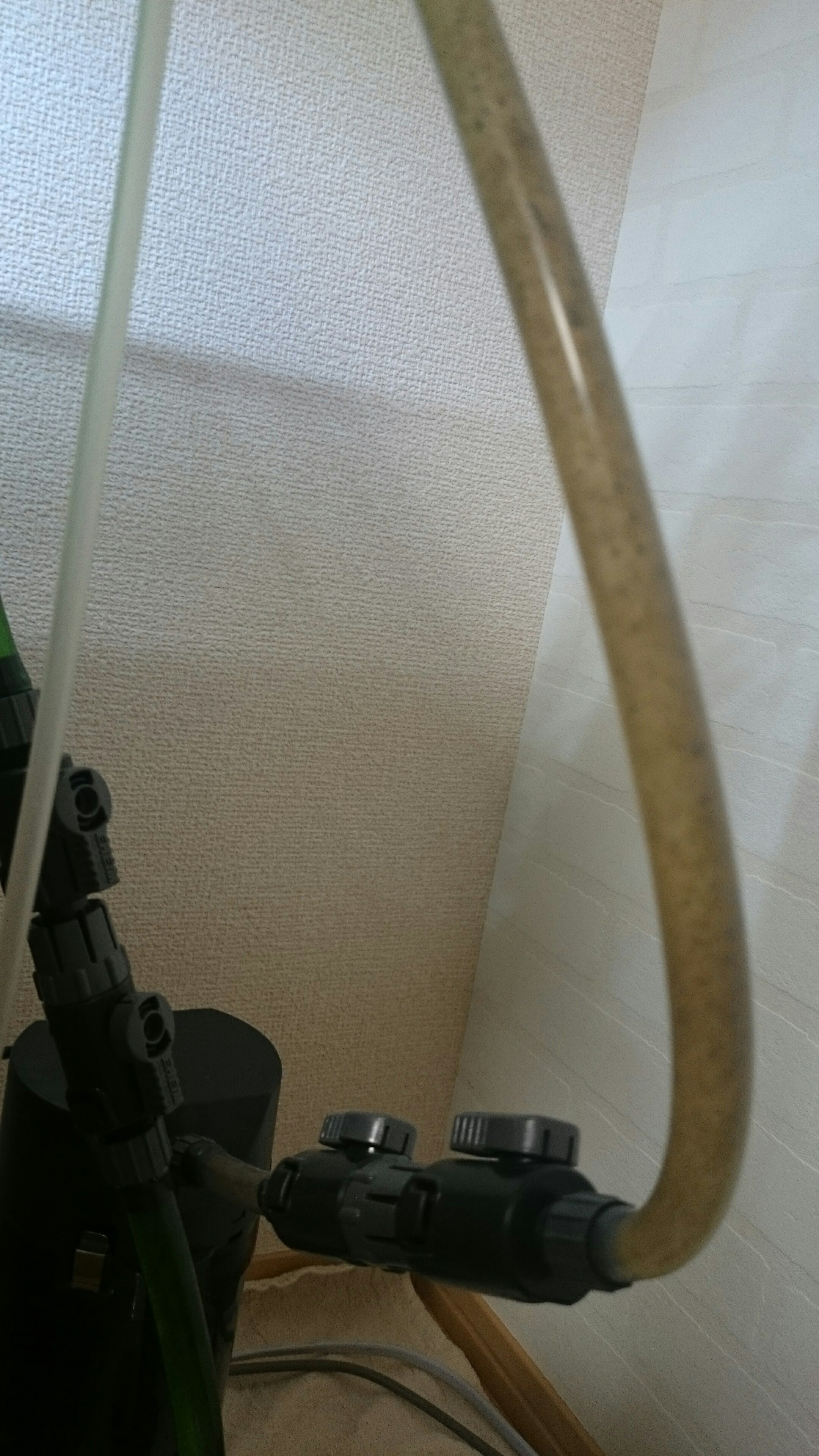 我が家の吸排水ホース レッドビーシュリンプ シャドーシュリンプの飼育 繁殖日記とそのた色々 三重県四日市市発