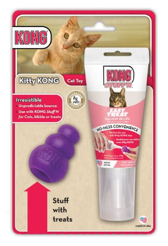 More image KONG Kitty KONG & Stuff'N Easy Treat Salmon Combo, Cat Toy