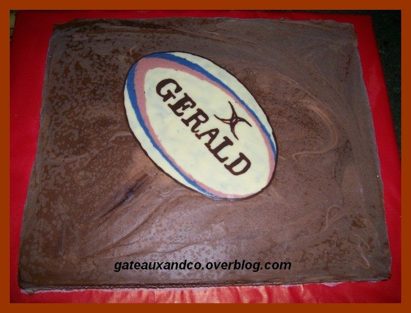 Gateau Ballon De Rugby Gateauxandco