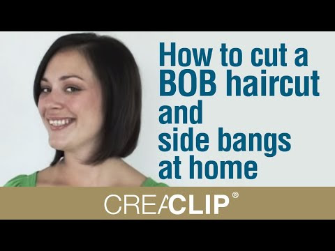How to cut a BOB haircut and side bangs at home- Shoulder 
