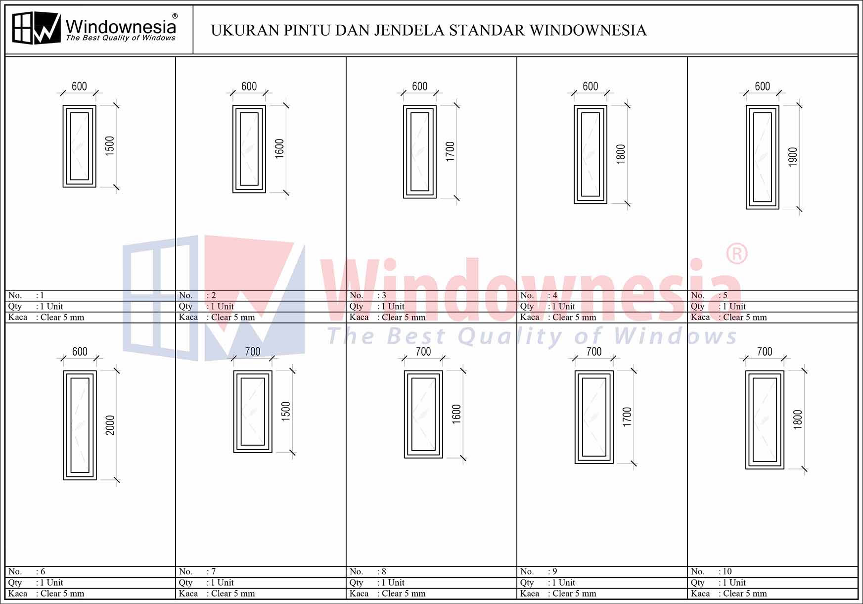 Ukuran Jendela UPVC Standar Windownesia Jual Jendela Ukuran Jendela UPVC Standar Windownesia Jual Jendela