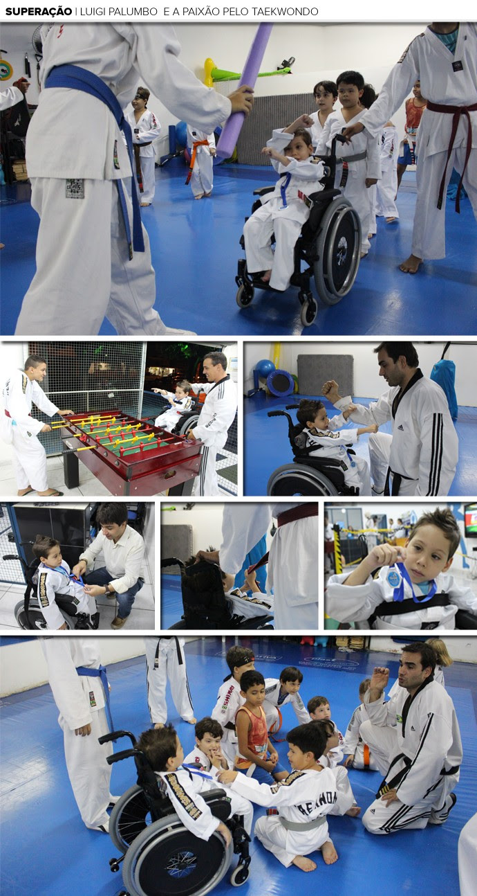 Mosaico Luigi Palumbo taekwondo (Foto: Editoria de Arte/GloboEsporte.com)
