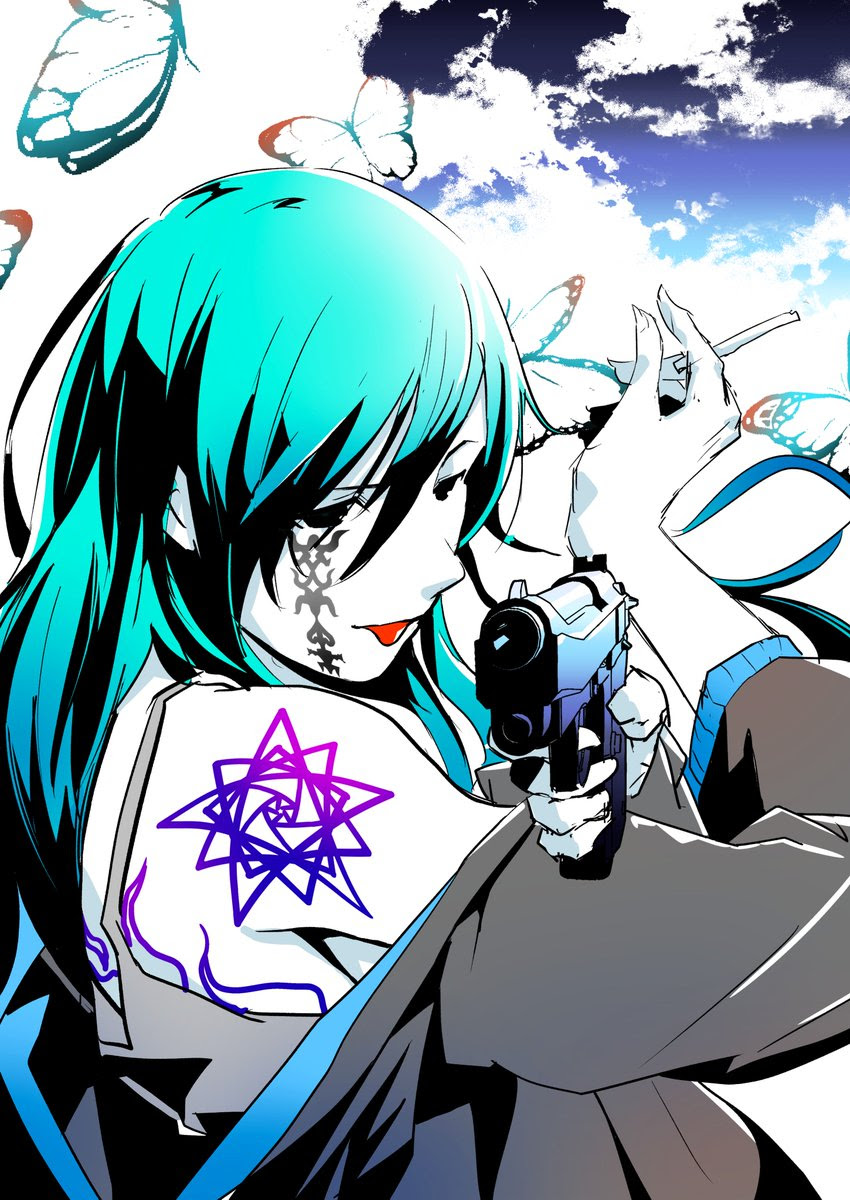 25 クール 銃 かっこいい 女の子 イラスト 美しい芸術